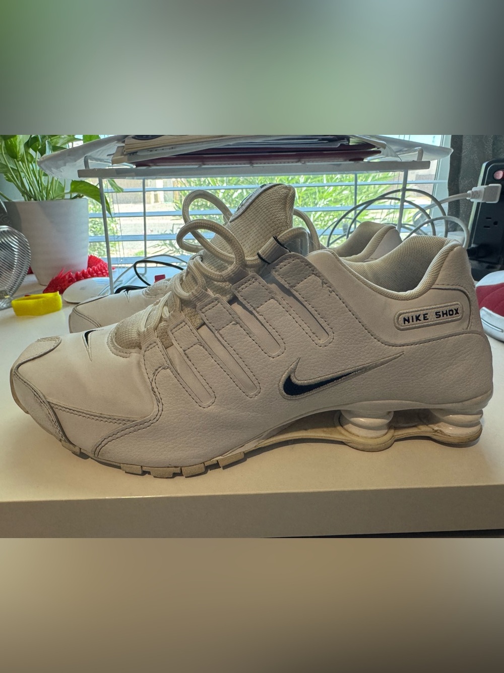 Nike Shox NZ Mens White